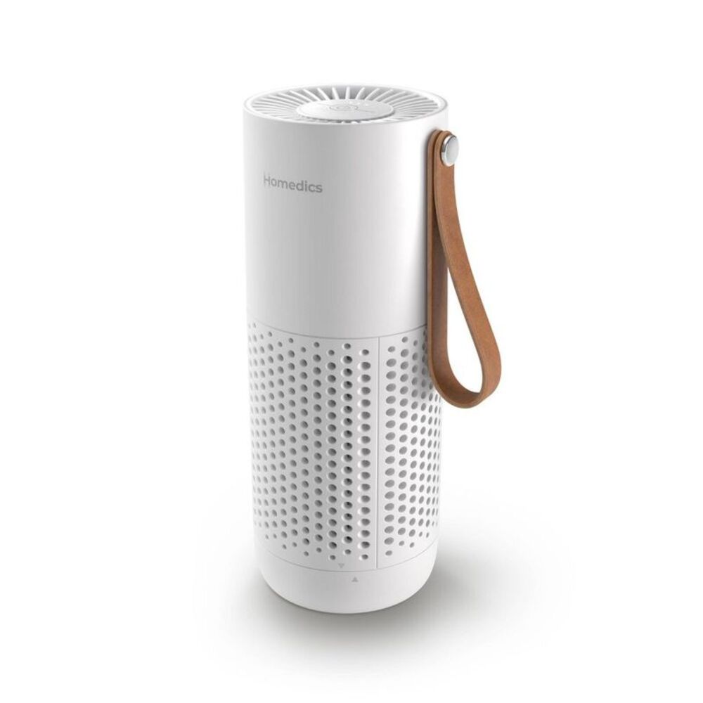 Open Box - HoMedics -  Portable HEPA Air Purifier with Aromather White